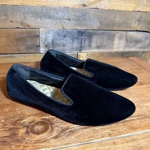 Birdies Women's The Starling Flat in Black Velvet Size 9.5‎
